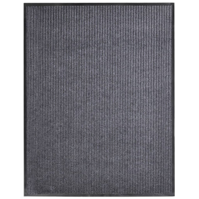 dørmåtte grå 117x220 cm PVC