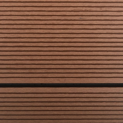 udendørs brusekar 110 x 62 cm WPC rustfrit stål brun