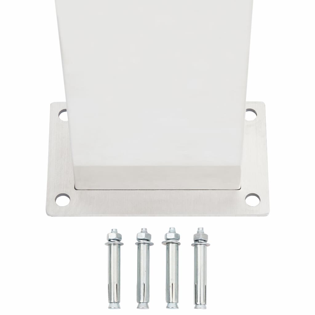 brusesøjle til havebruser 110 cm rustfrit stål