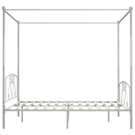 sengestel til himmelseng 180 x 200 cm metal hvid