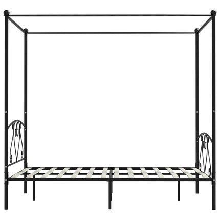 sengestel til himmelseng 140 x 200 cm metal sort