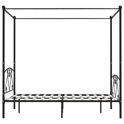 sengestel til himmelseng 160 x 200 cm metal sort