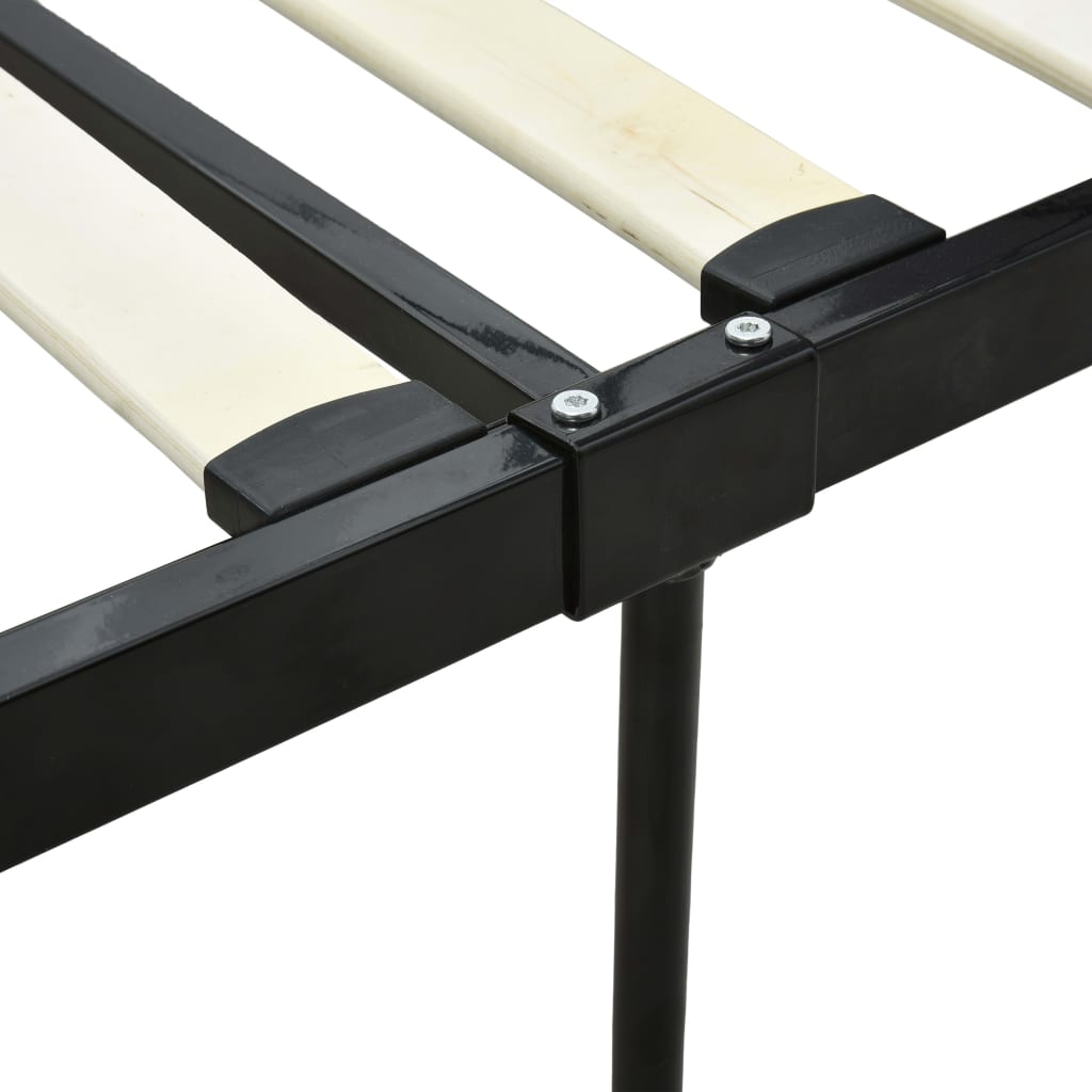 sengestel til himmelseng 160 x 200 cm metal sort
