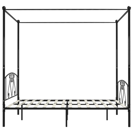 sengestel til himmelseng 180 x 200 cm metal sort
