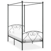 sengestel til himmelseng 100 x 200 cm metal grå