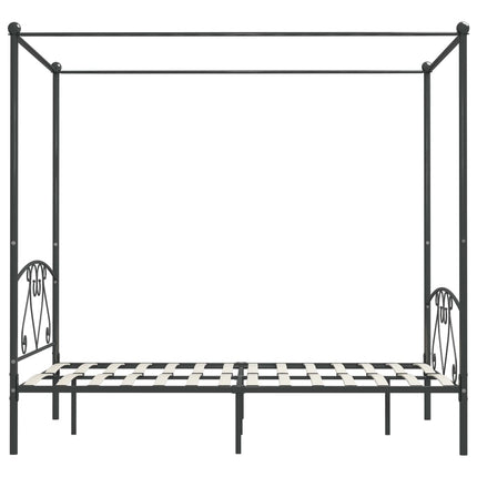 sengestel til himmelseng 140 x 200 cm metal grå