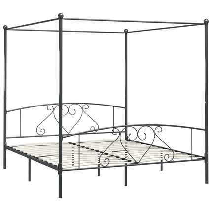 sengestel til himmelseng 180 x 200 cm metal grå