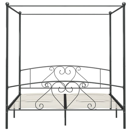sengestel til himmelseng 180 x 200 cm metal grå