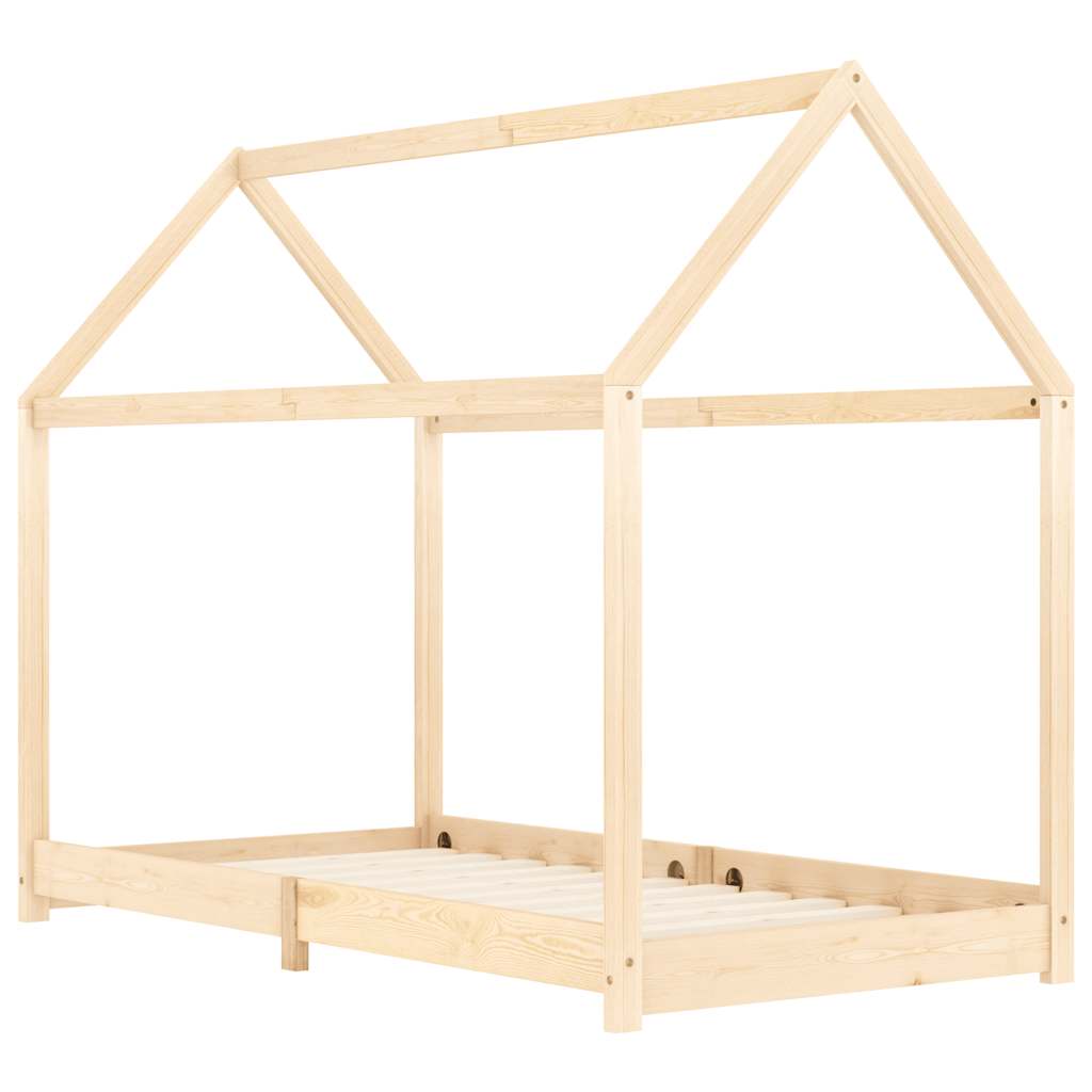 sengestel til børneseng 90 x 200 cm massivt fyrretræ