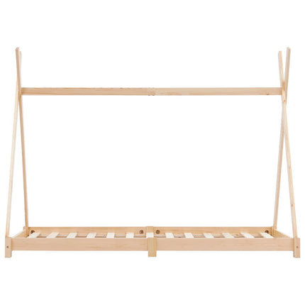 sengestel til børneseng 80 x 160 cm massivt fyrretræ