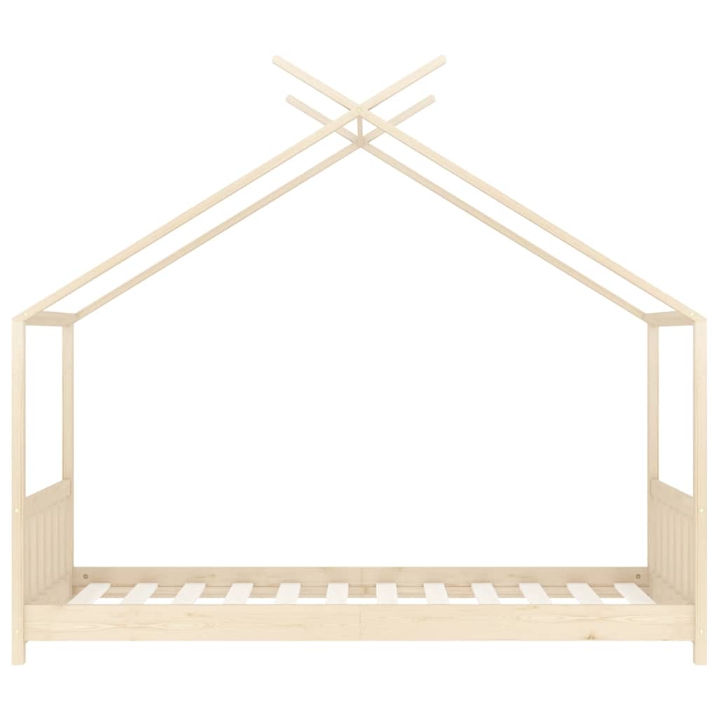 sengestel til børneseng 80 x 160 cm massivt fyrretræ