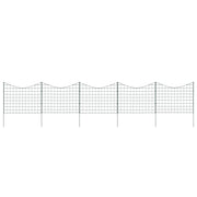 halvbuet havehegnssæt 77,5x64 cm grøn