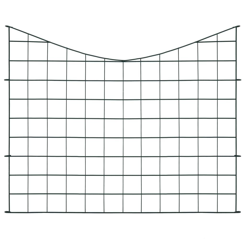 halvbuet havehegnssæt 77,5x64 cm grøn