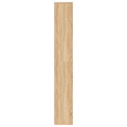 bogreol/rumdeler 155x24x160 cm konstrueret træ sonoma-eg