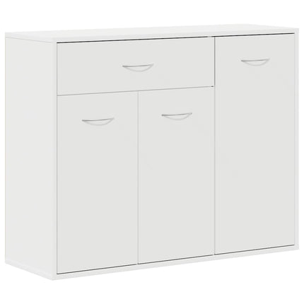 skænk 88x30x70 cm konstrueret træ hvid