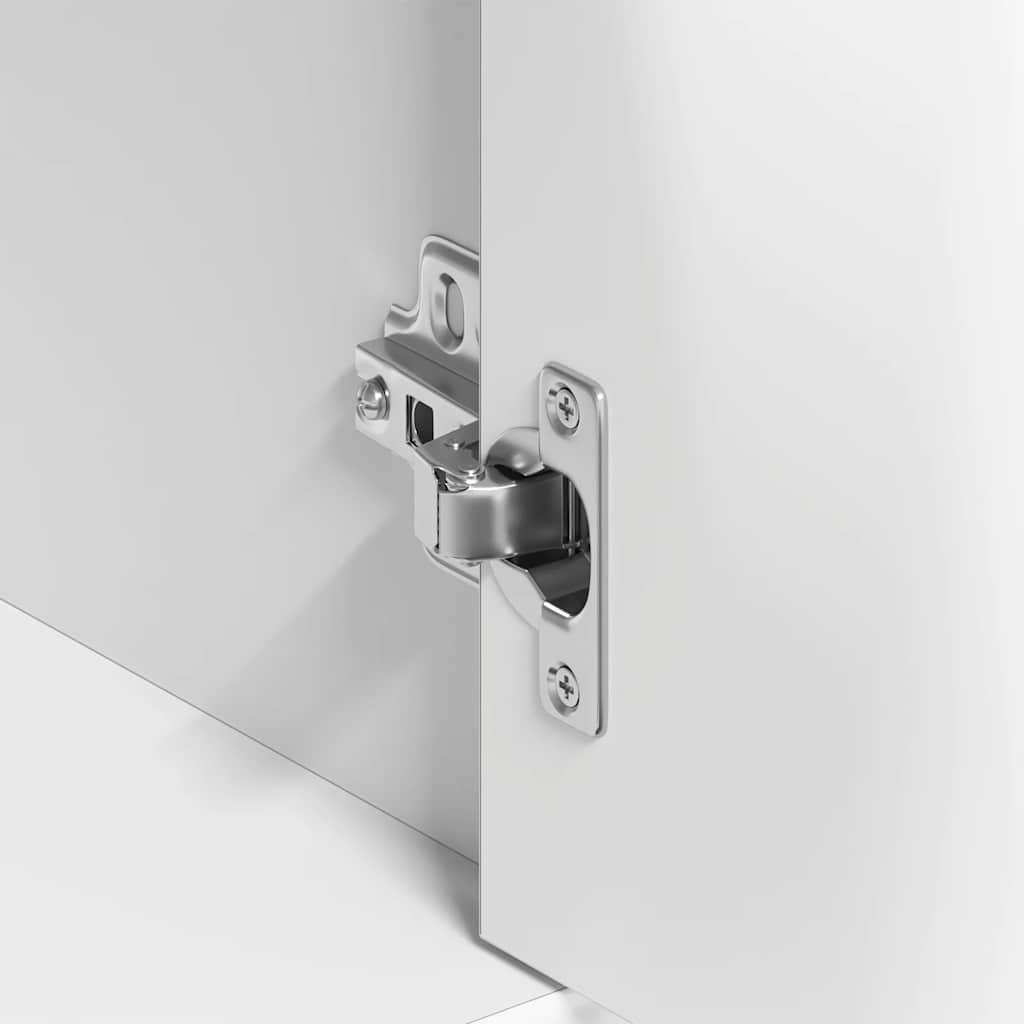 skænk 88x30x70 cm konstrueret træ hvid