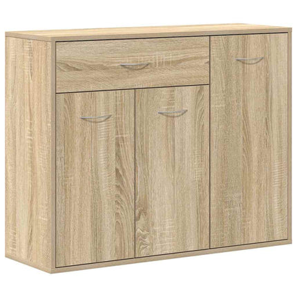 skænk 88x30x70 cm konstrueret træ sonoma-eg
