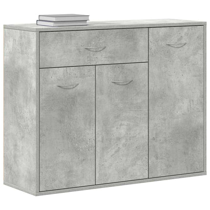 skænk 88x30x70 cm konstrueret træ betongrå