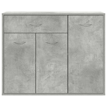 skænk 88x30x70 cm konstrueret træ betongrå