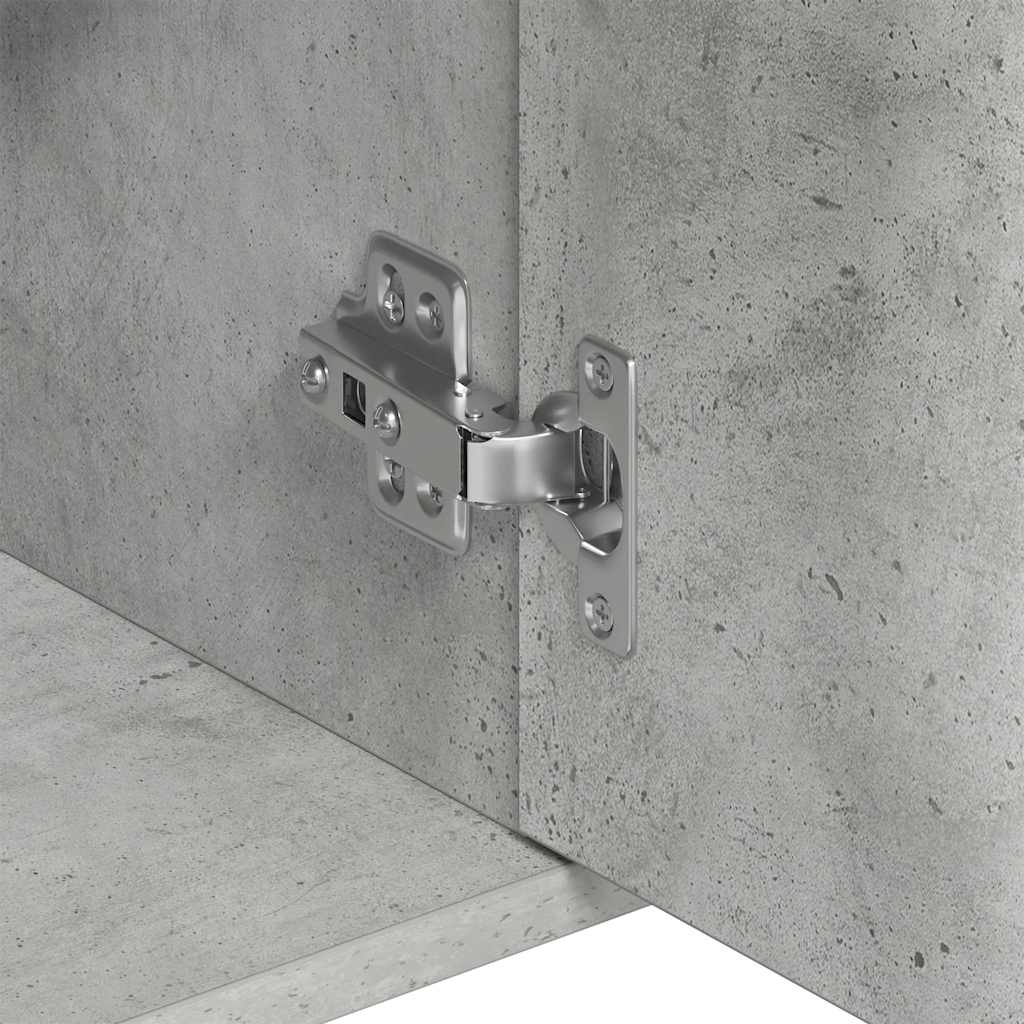 skænk 88x30x70 cm konstrueret træ betongrå