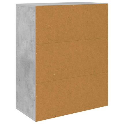 skænk 60x30x75 cm konstrueret træ betongrå