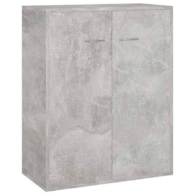 skænk 60x30x75 cm konstrueret træ betongrå