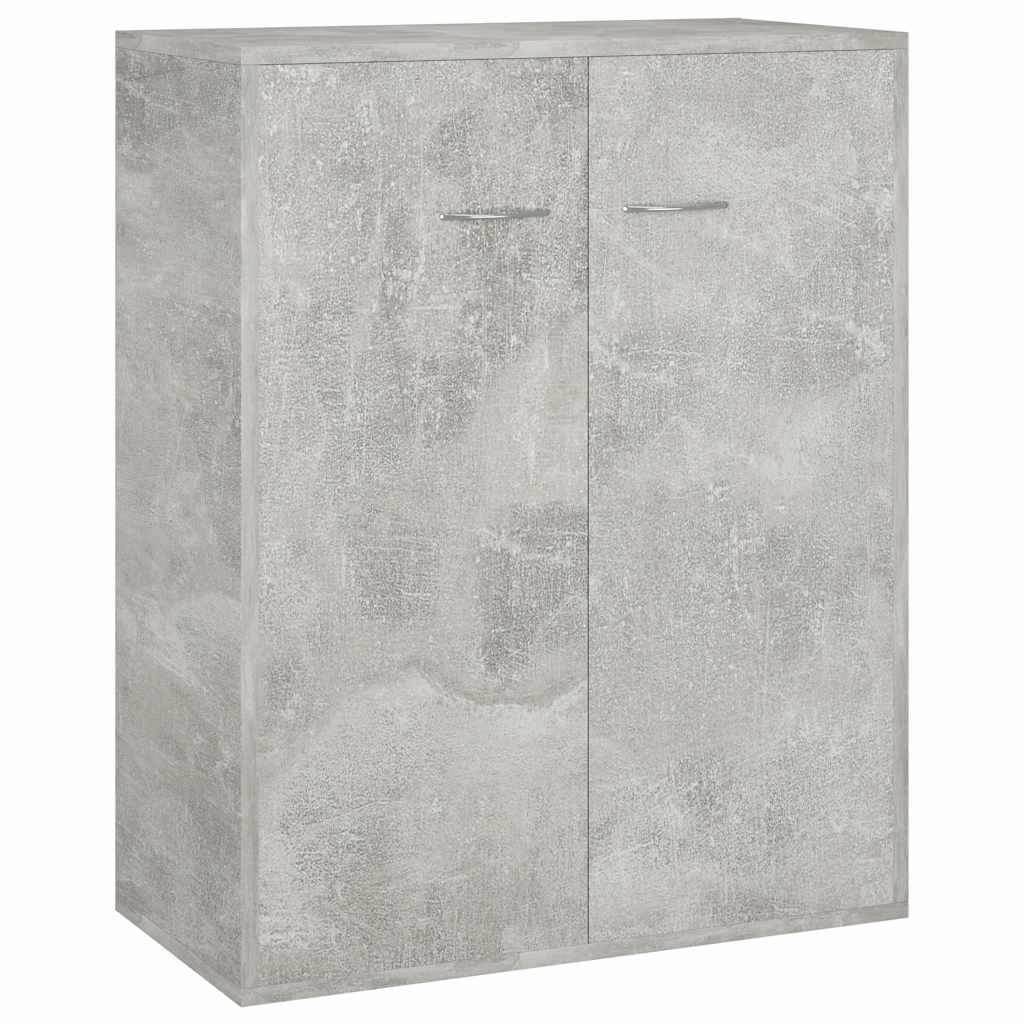 skænk 60x30x75 cm konstrueret træ betongrå