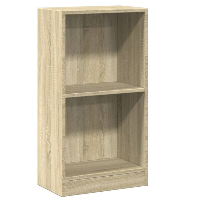 bogreol 40 x 24 x 75 cm spånplade sonoma-eg