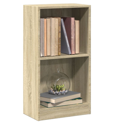 bogreol 40 x 24 x 75 cm spånplade sonoma-eg