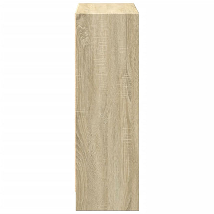 bogreol 40 x 24 x 75 cm spånplade sonoma-eg