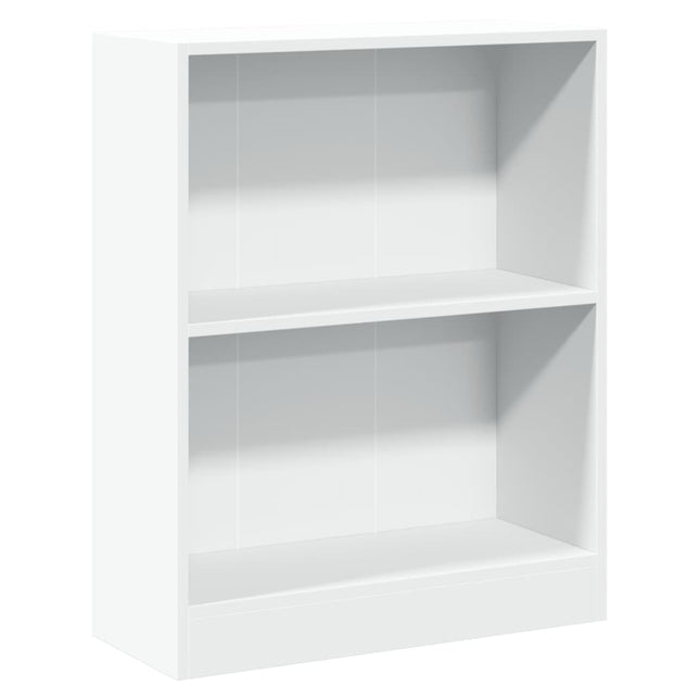 bogreol 60x24x76 cm konstrueret træ hvid