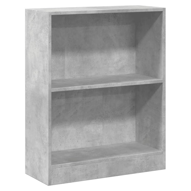 bogreol 60x24x76 cm konstrueret træ hvid