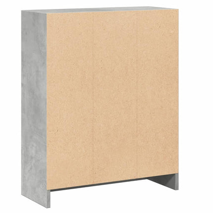 bogreol 60x24x76 cm konstrueret træ hvid