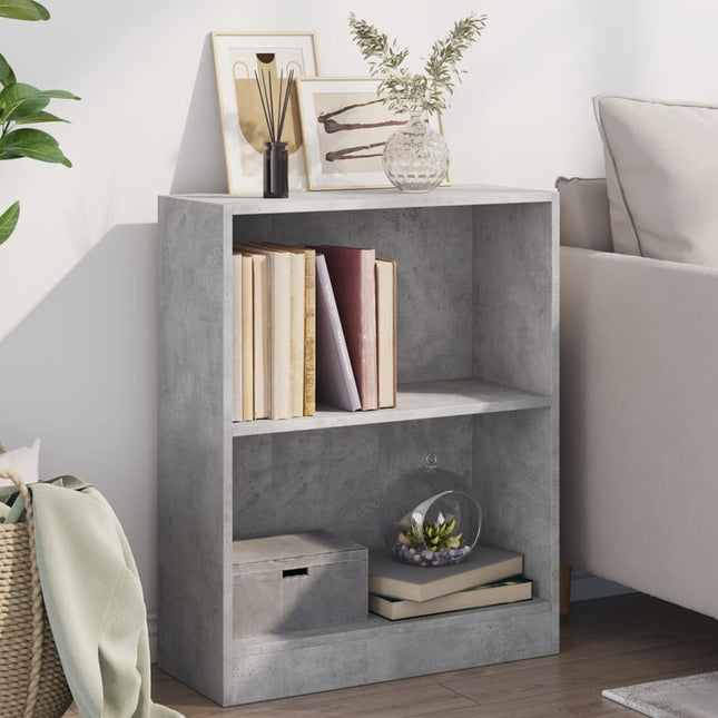 bogreol 60x24x76 cm konstrueret træ hvid