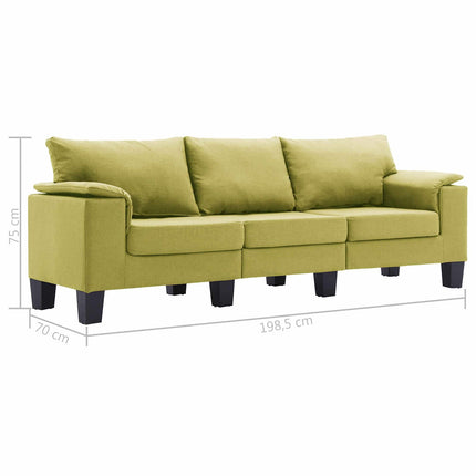 Sofa Grøn Stof