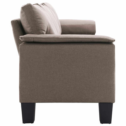 Sofa Gråbrun 4-personers Stof