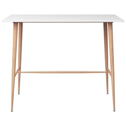 barbord 120x60x105 cm hvid