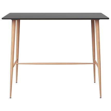 barbord 120x60x105 cm sort
