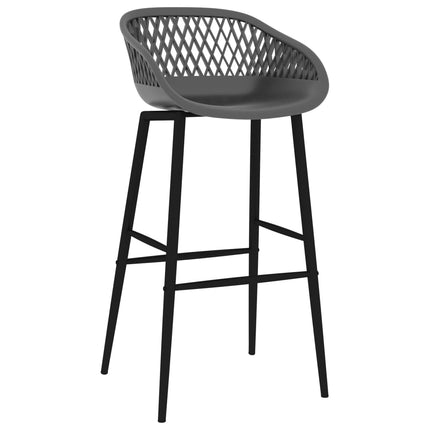 barstole 4 stk. grå