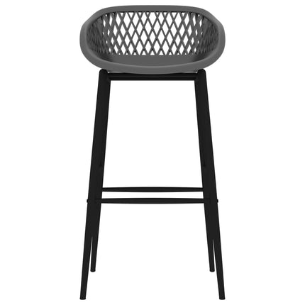 barstole 4 stk. grå