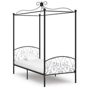 sengestel til himmelseng 90 x 200 cm metal sort