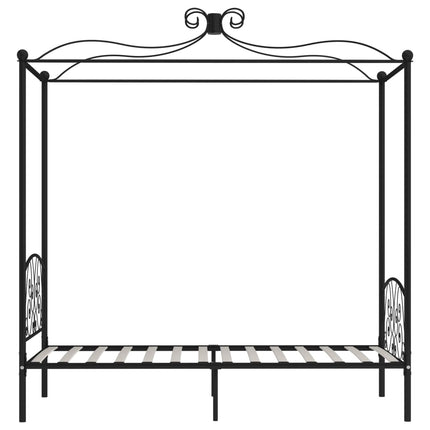 sengestel til himmelseng 90 x 200 cm metal sort