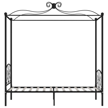 sengestel til himmelseng 100 x 200 cm metal sort