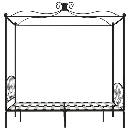 sengestel til himmelseng 120 x 200 cm metal sort