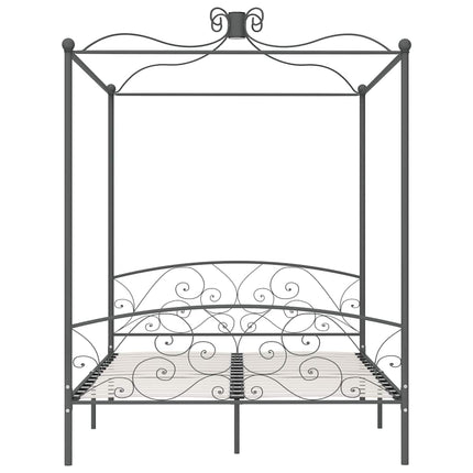 sengestel til himmelseng 180 x 200 cm metal grå