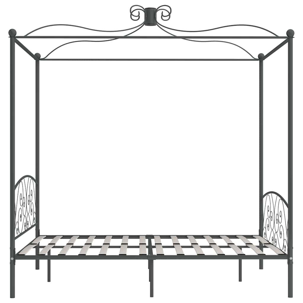 sengestel til himmelseng 180 x 200 cm metal grå