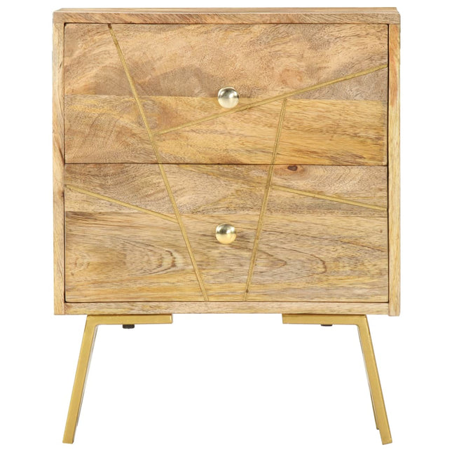 sengebord 40x30x50 cm massivt mangotræ