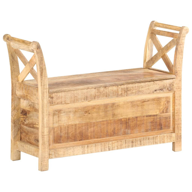 entrébænk 103x33x72 cm massivt mangotræ