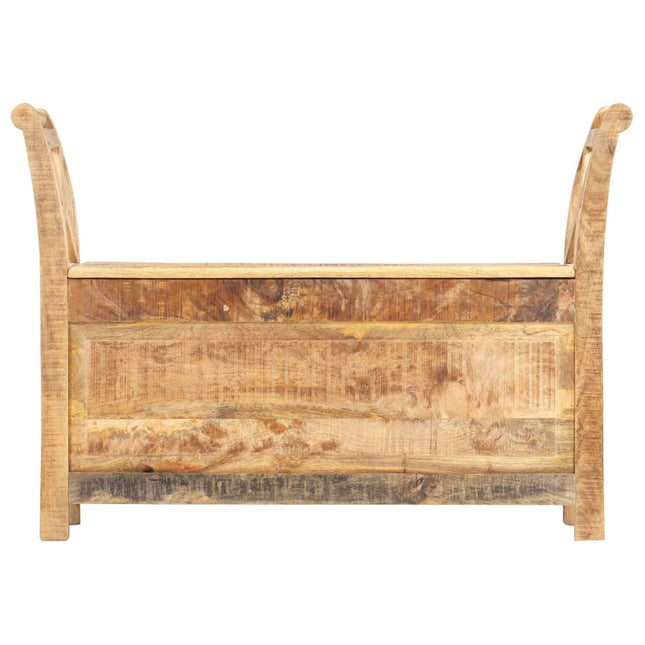 entrébænk 103x33x72 cm massivt mangotræ
