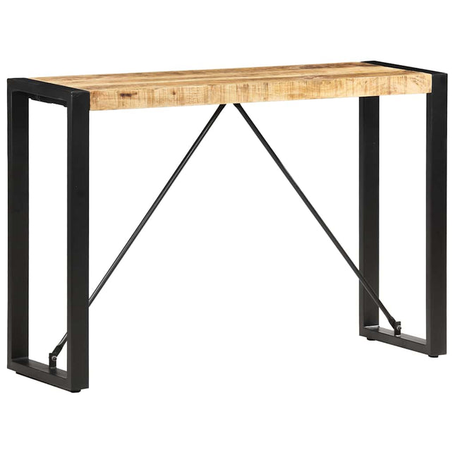 konsolbord 110x35x76 cm massivt mangotræ